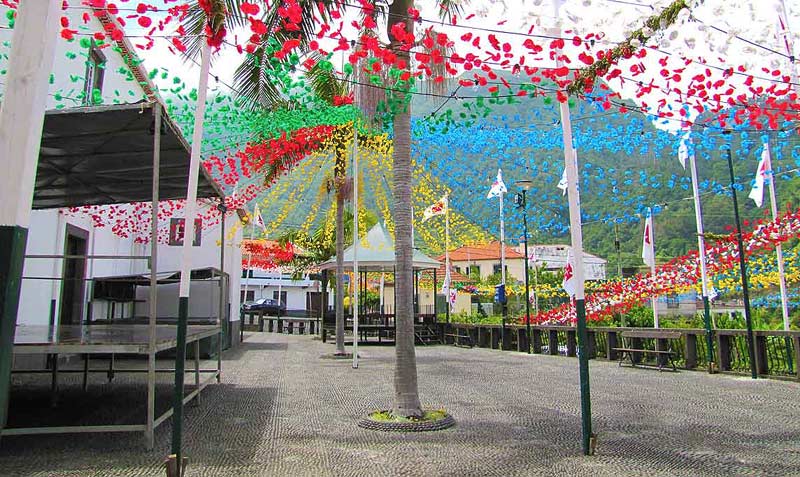 boaventura festivities decorations church square