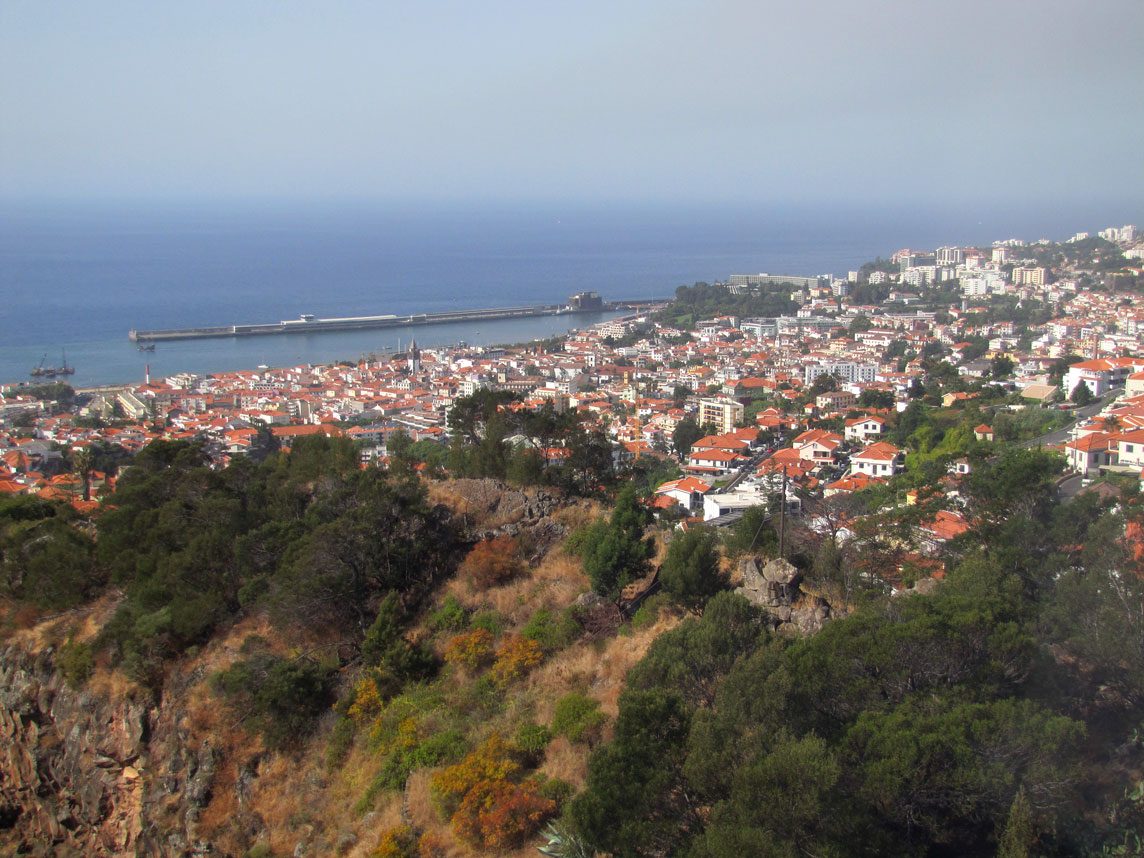 cable-car-funchal view