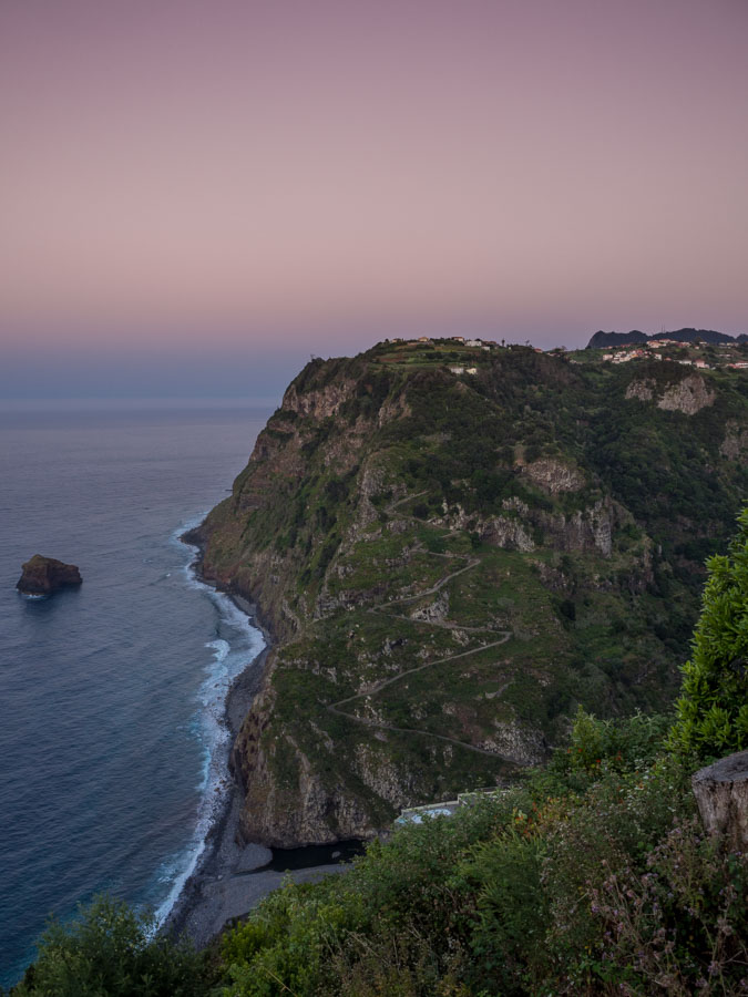 Madeira sunset at Sao Jorge North coast