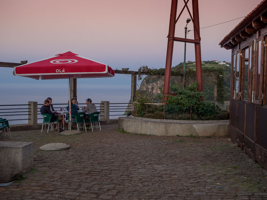 Madeira Sao Jorge Café eating espetada